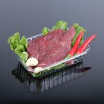 PET / PP Food Tray MAP Vacuum Formed Plastic Meat Trays Heat Sealable