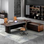 Modern Large Executive Wooden Furniture with Drawers and ISO9001/ISO14001