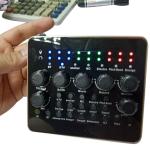 Live Broadcast Singing Sound Card 3D Recording Mic Audio USB Port Headset Mixer