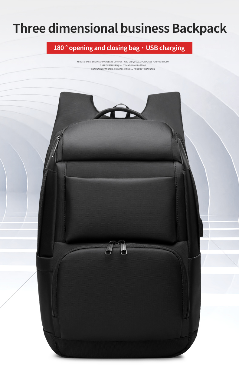 High quality products men's waterproof 17 inch Laptop Backpack Travel Business Backpack
