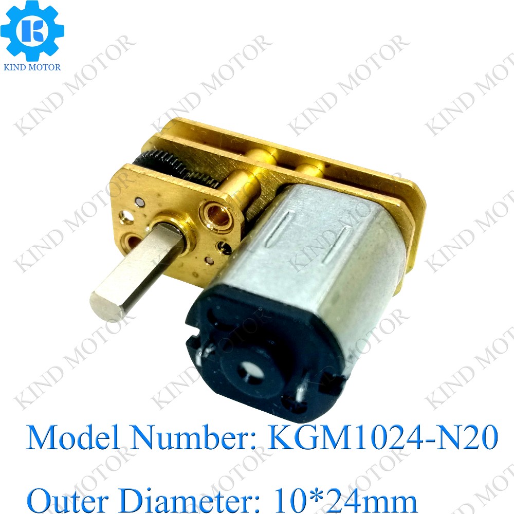 Small size brush 5v 6v 7.2volt M10 M20 dc gear motor diameter 10mm