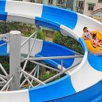 Fiberglass Swimming Pool Spiral Water Slide For Amusement Park