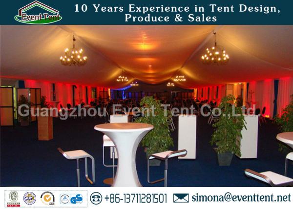 Luxury Wedding Party Tent event marquee With Hard ABS wall / Glass Wall Easy