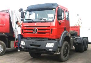 Quality V3 420hp Beiben 6x4 Euro II North Benz Trucks wholesale