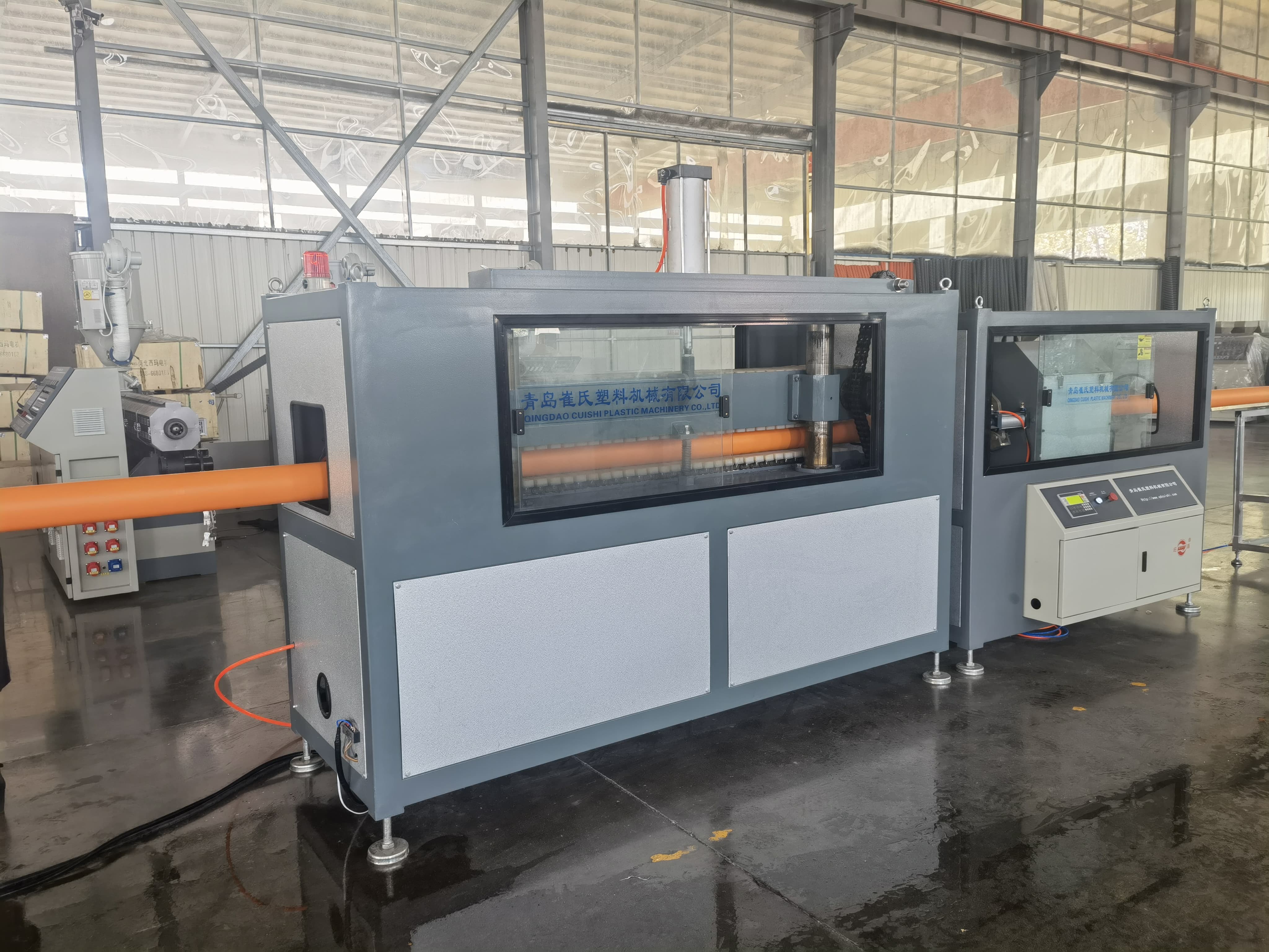 Plastic Tube Extruder Making Machine for HDPE PE PP MPP Pert PPR PVC Water Pipe Cable Conduit Production
