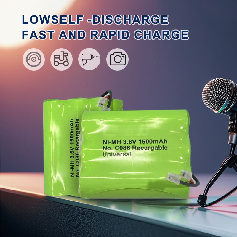 Customize 3.6 NiMH Rechargeable Battery Pack Emergency NiMH Battery Pack