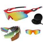 Outside Cycling Polarized Sports Sunglasses 4 Interchangeable Lenses