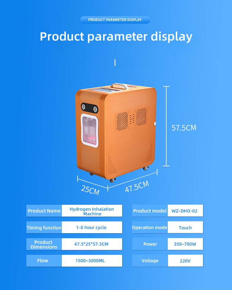 Large Flow Hydrogen-absorbing Machine Anti-inflammatory 3000ml WEIZI Frequency 50Hz Flow 2000ML H2 1000ML O2