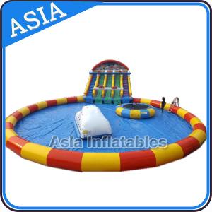 Quality Moving Water Park , Inflatable Water Park , Inflatable Amusement Park wholesale