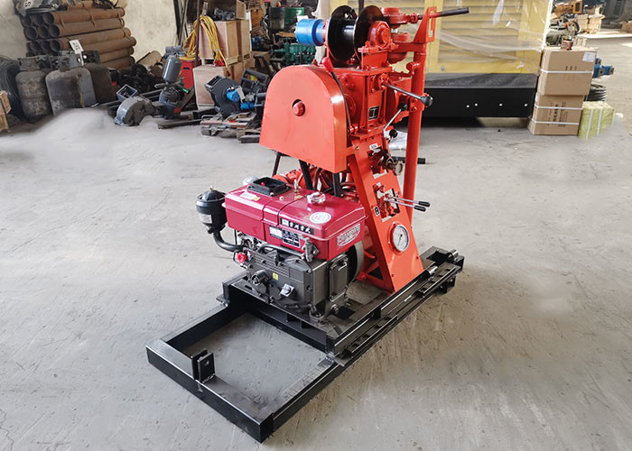 Sampling Portable Water Well Drilling Rig Machine 50m Depth 50-130 Reverse Rotation Speed