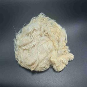Quality Biodegradable Environment-Friendly Natural Color Soybean Protein Fiber For Filling wholesale