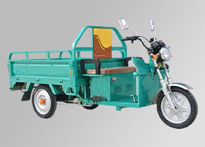 Front Rear Brake Electric Three Wheel Motorcycle , Three Wheel Cargo Motorcycle