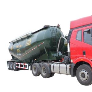 Quality 30-50t Max Payload 3 Axles Dry Bulk Cement Tank Truck Trailer for Mobile Road Tanker wholesale