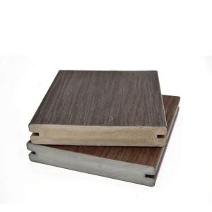 Quality 4m Length Wood Texture Optional Composite PVC/WPC Balcony Floor Covering for Outdoor wholesale
