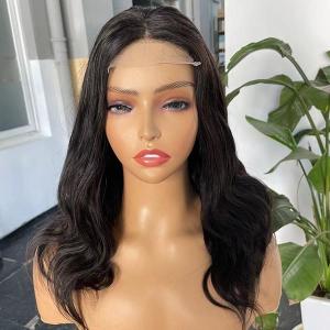 Quality Full Lace 5x5 6x6 4x4 Lace Wigs Double Drawn Body Wave Brazilian Human Hair wholesale