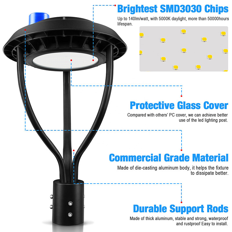 High Brightness SMD 3030 LED Solar Lights With Outdoor Sensor