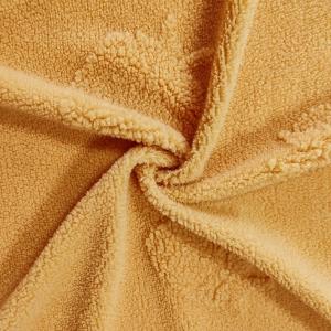 Quality 100% Polyester Sherpa Fleece Fabric wholesale