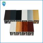 U Shape Aluminium Profile Extrusion Black Anodized Glass Stair Slot Welding Free