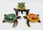 Metal turtle jewelry box bedside turtle enamel metal jewelry box