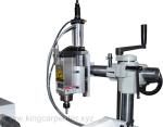 CNC wood lathe machine with carving engraving spindle