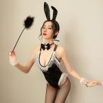 Velvet Cute Bunny Maid Uniform Sexy Temptation Uniform Lace Women Lingerie