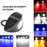 Custom 300LM 6000K Motorcycle LED Headlights Hawk Eye Lights 10SMD