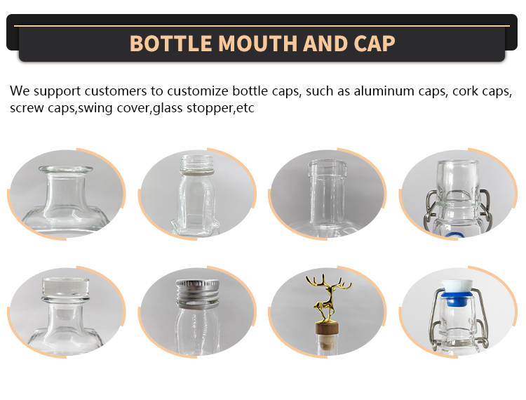 200ml 300ml Glass Candle Jars with Metal Lid Luxury Glossy Internal Painting Black White