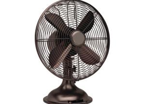 Quality 12 inch retro desk fan Metal Grill chrome copper wire 110V metal air cooling wholesale