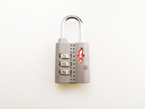 Quality Surface Spray TSA Number Lock 3 Dial TSA 161 Number Combination Padlock wholesale