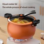 28cm Non Stick Kitchen Pressure Cooke Cast Iron Multifunction