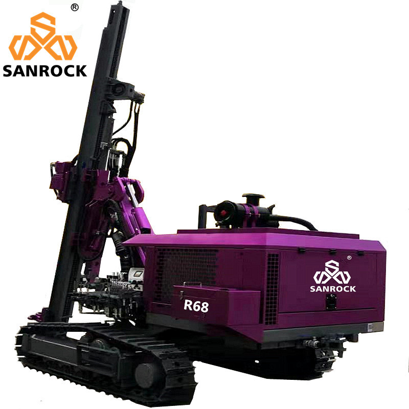 Mining Separated DTH Drilling Machine Blasthole 50m Depth Hydraulic Drilling Rig