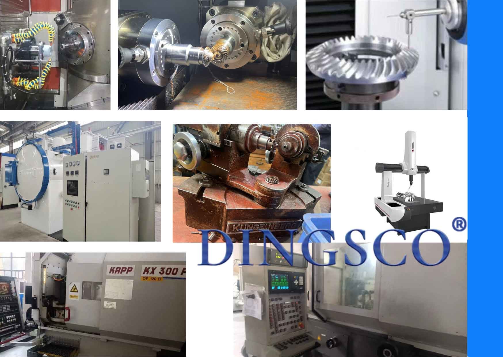 Differential Bevel Gear Set Non-Parallel Intersection Transmission