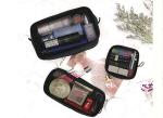 Lady portable mesh large capacity multi-functional South Korea travel three sets