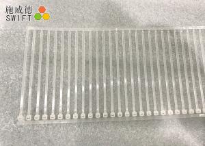 Quality 1.1mm Thickness Strip Cable Ties 18 Lb Tensile Strength With Straight Tip wholesale