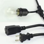 PVC 10M 10 Lamps Outdoor Waterproof Light String For Tents Or Patio
