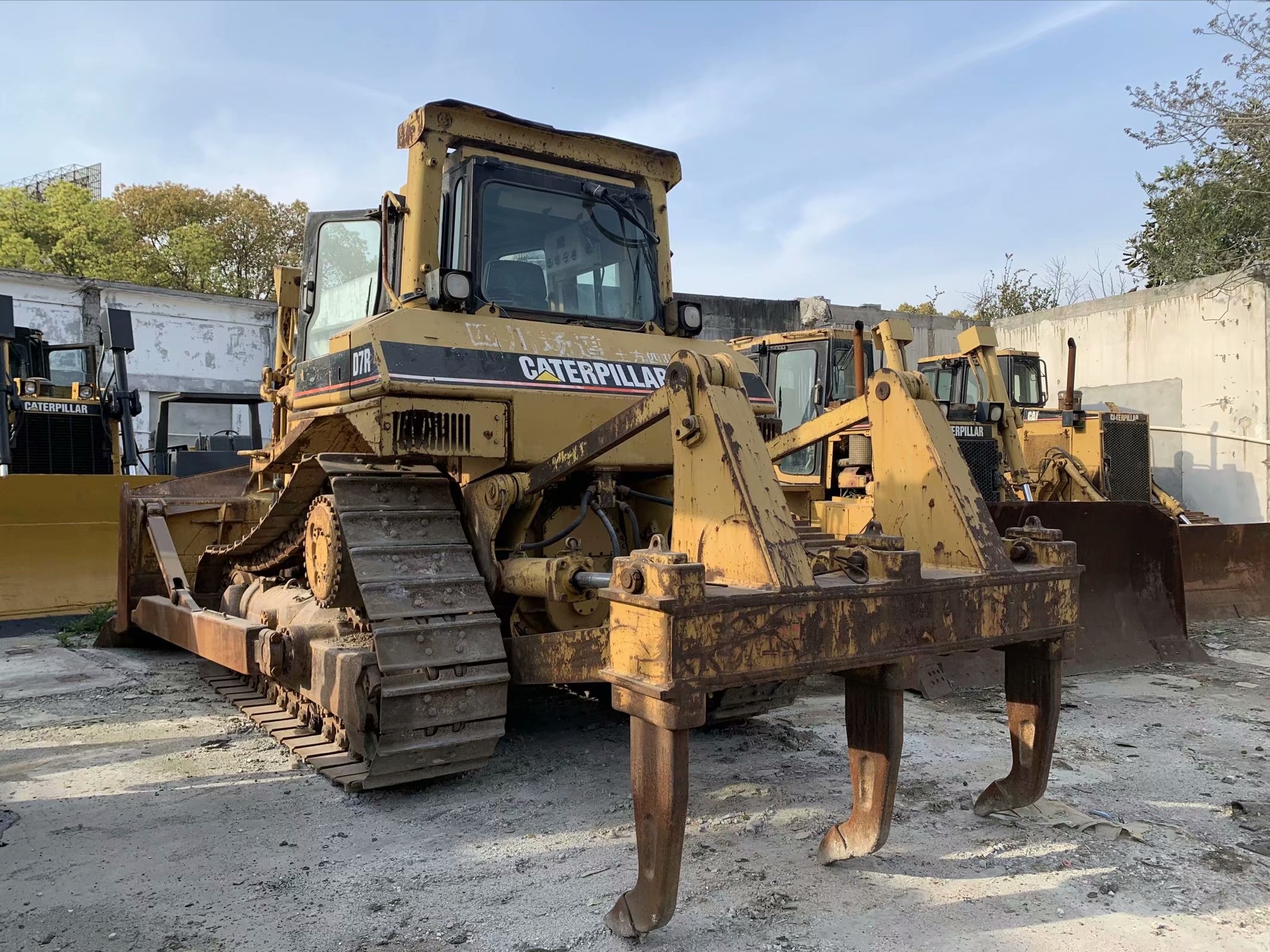 3 Shanks Ripper Used CAT D7R Crawler Bulldozer/Caterpillar Bulldozer D7