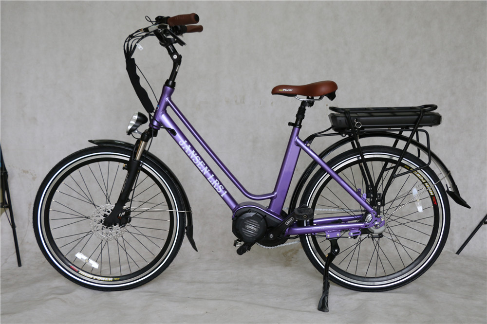 36V 26 Inch Mid Drive Motor Electric Bike Shimano Nexus Internal 3 Speed Gears