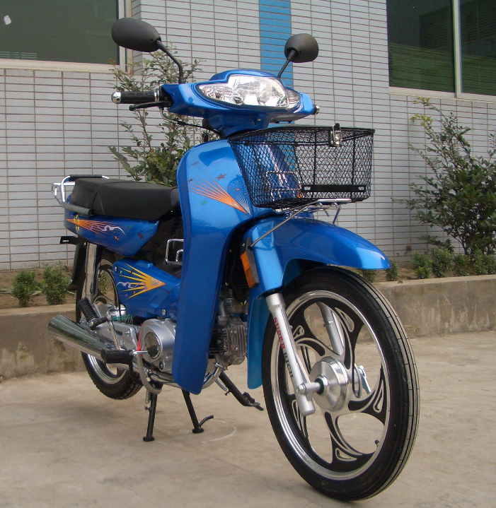 Good quality four stroke cheap import moped motor bike 110CC cub motorcycles cheap for sale
