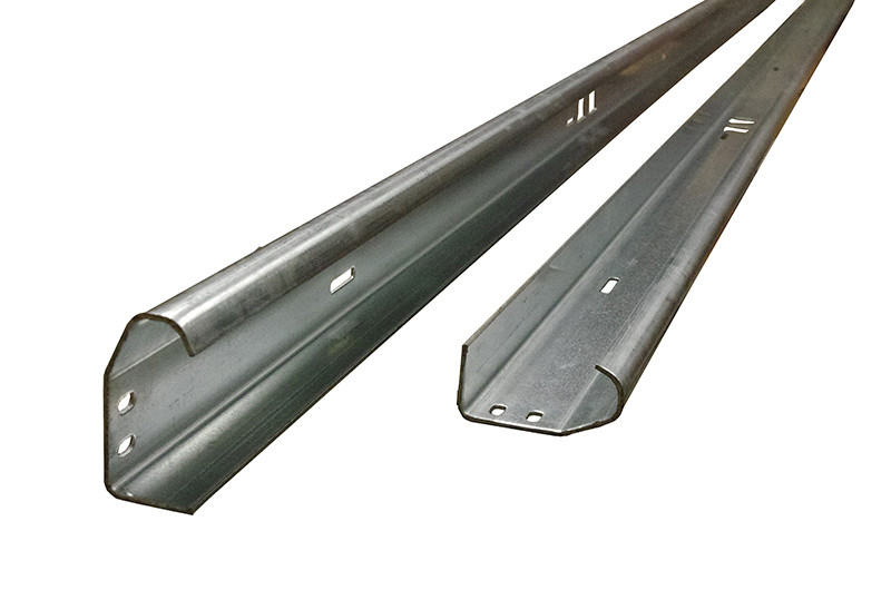 Steel Garage 2' And 3' Track Door Guide Roll Forming Machine 3kw Motor Power