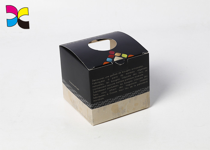Window Printed Shipping Boxes Die Cut Round Hole Brown Flute Pantone Color