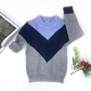 Quality Children Warm Wear Pullover Top Custom Design Knit Clothes Kids Baby Boy &amp; Girls Sweater for Winter wholesale