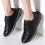 Fashion Athletic Sports Shoes Black / White Womens Lightweight Breathable Tennis