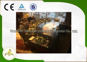 Quality Restaurant Indoor Teppanyaki Grill Gas 10 Seat Capacity For Beef Mutton Chicken wholesale