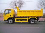FAW 4x2 Dump Truck Tipper Red Color Light Duty High Strength Frame