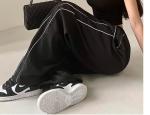 Oem Apparel Manufacturers Women'S High Waist Loose Drawstring Hem Casual Pants