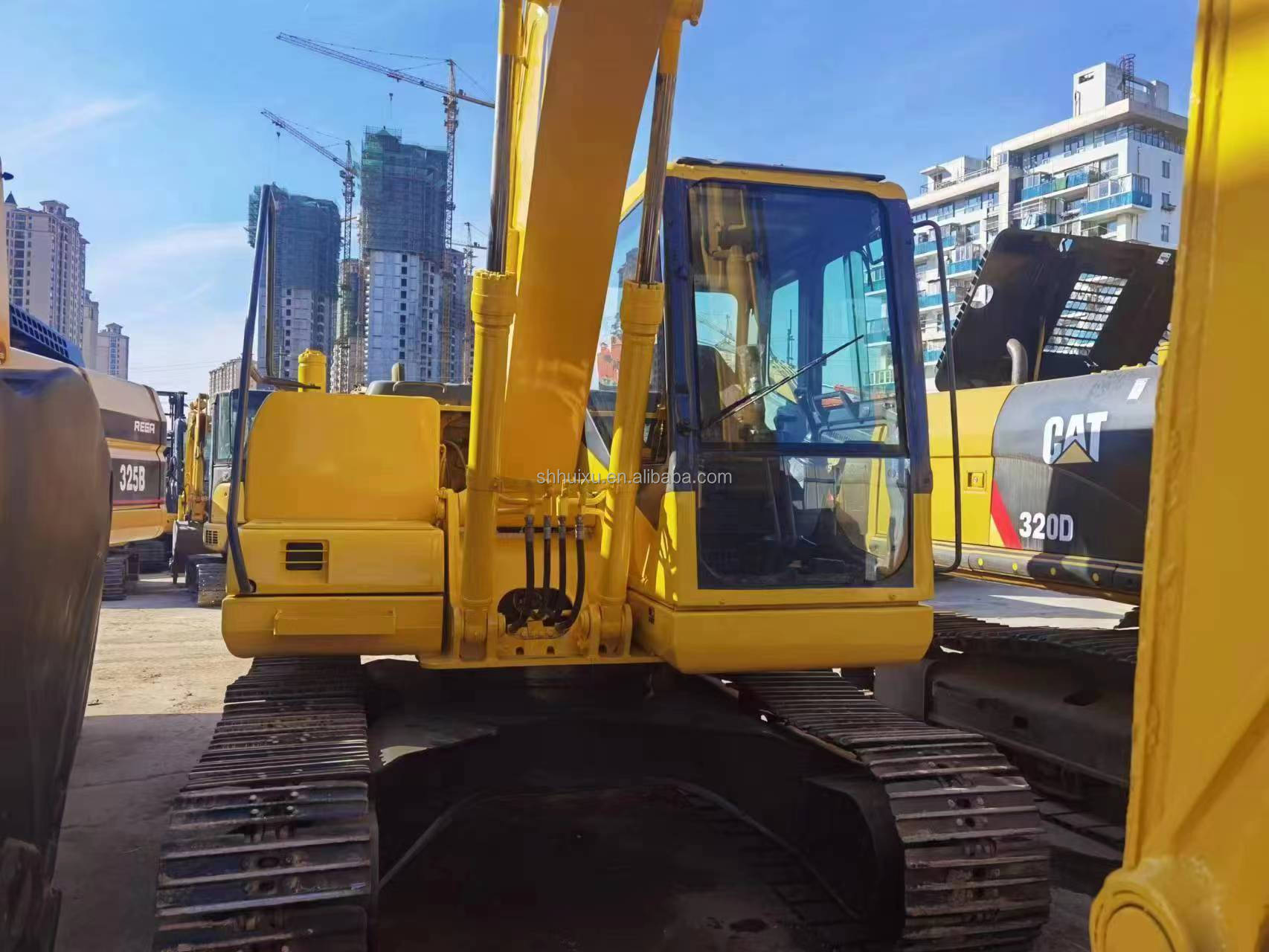 Hand used earth digger Komatsu PC110 used machinery hand used post hole diggers second hand diggers for sale
