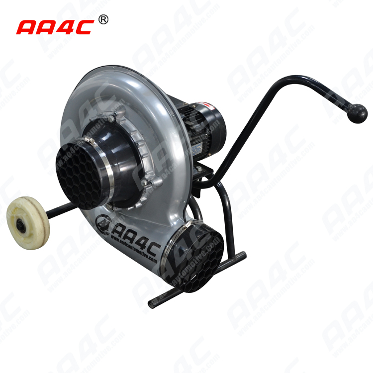 8M Vehicle Car Exhaust Extracting System Movable Dolly With Fans Car Gas Sucking