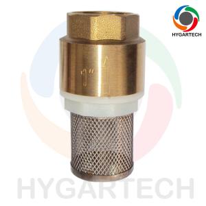Quality Brass Pump Suction Check Valve With Stainless Steel Strainer wholesale
