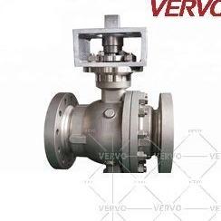 Quality Casting Steel Trunnion Ball Valve CF8M 300Lb RF Worm Operated wholesale