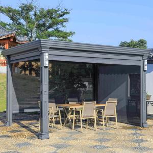 Quality Long-Lasting Silver Aluminum Outdoor Pergola For Outdoor Setting wholesale